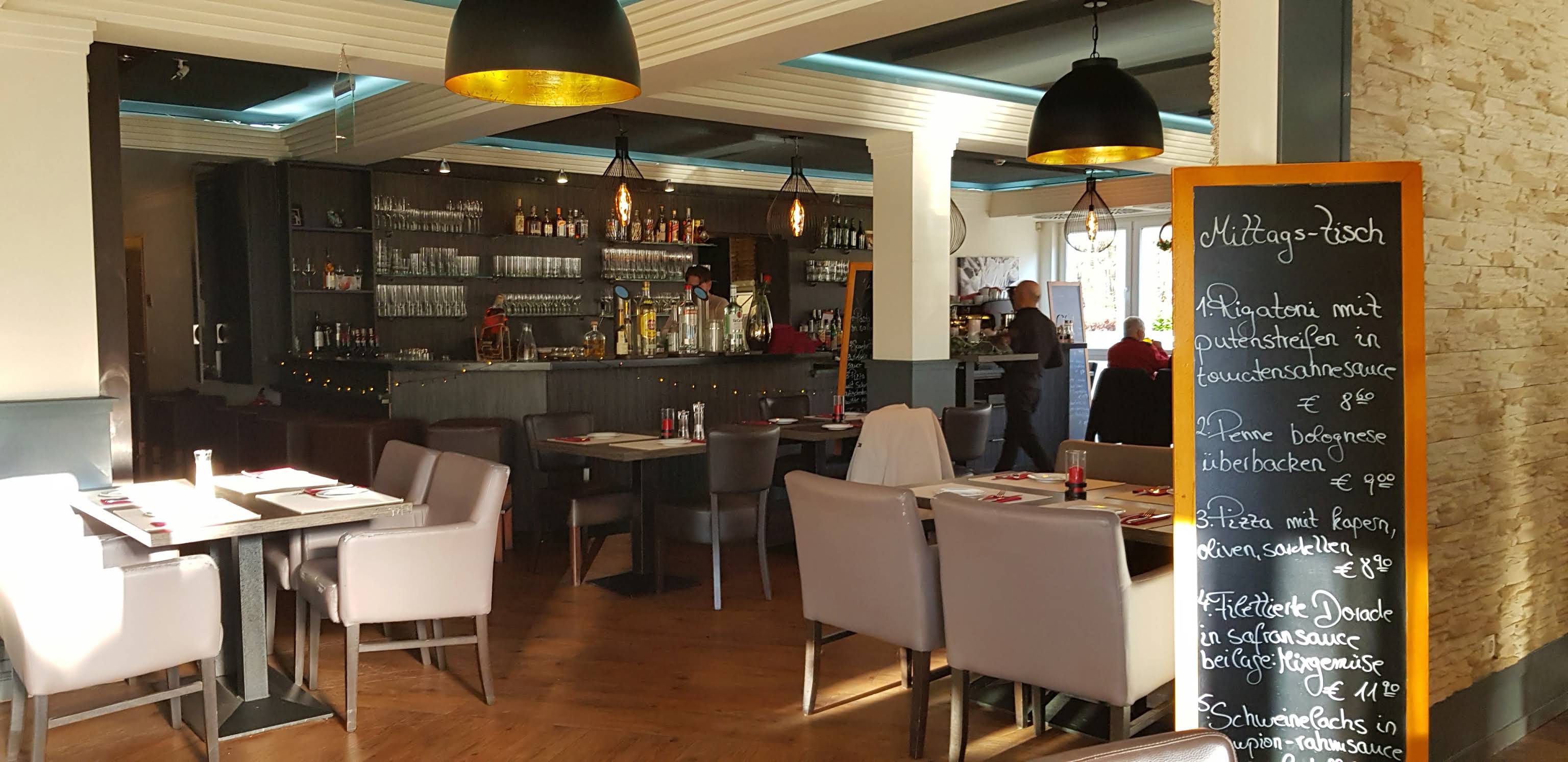 Bar Area and Dining Space
